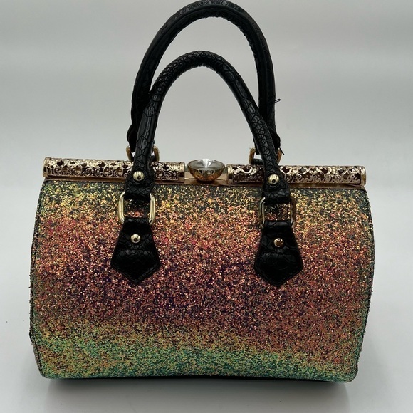 Glitter Fashion Handbag – Pre-Owned - Picture 1 of 8